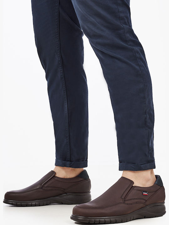 Callaghan Men's Leather Casual Shoes Marron