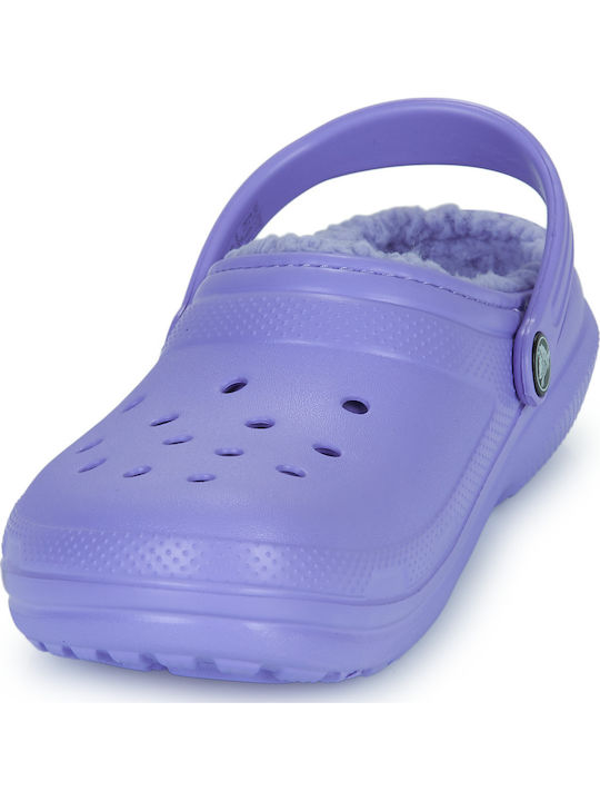 Kids Slippers Lilac Classic Lined