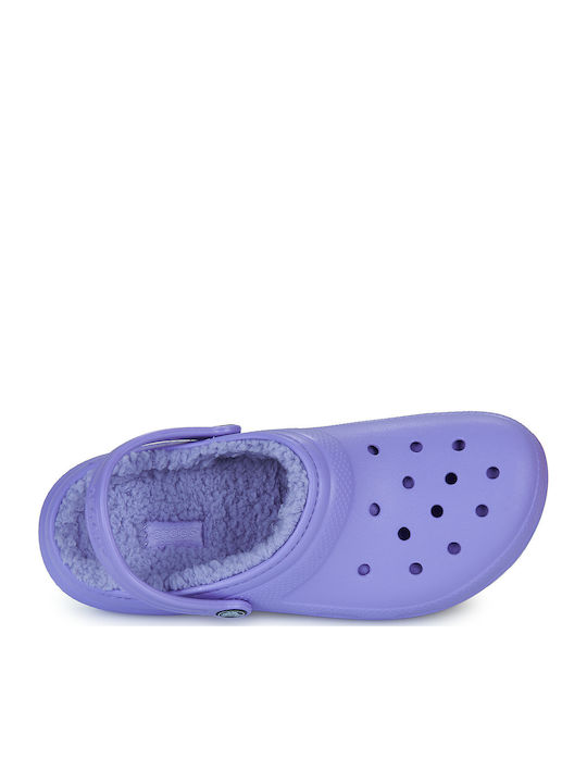 Kids Slippers Lilac Classic Lined