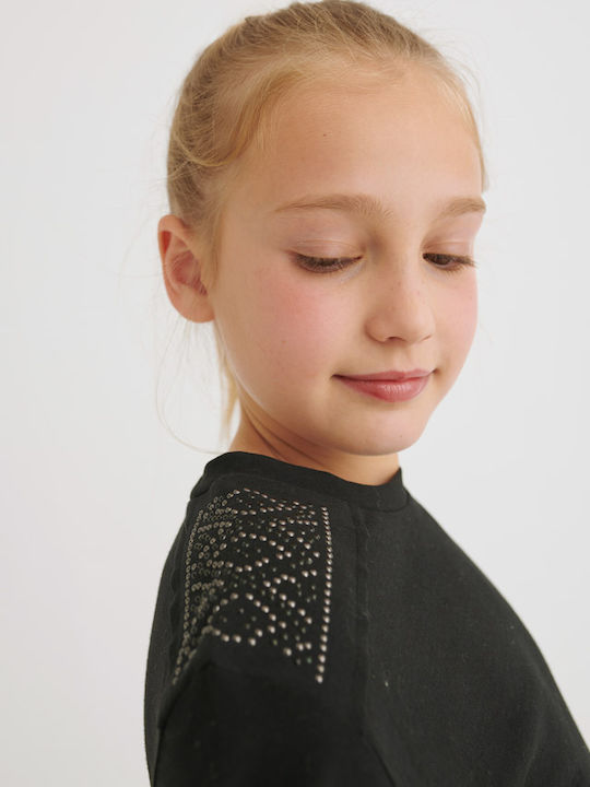 Mayoral Kids Blouse Long Sleeve Black