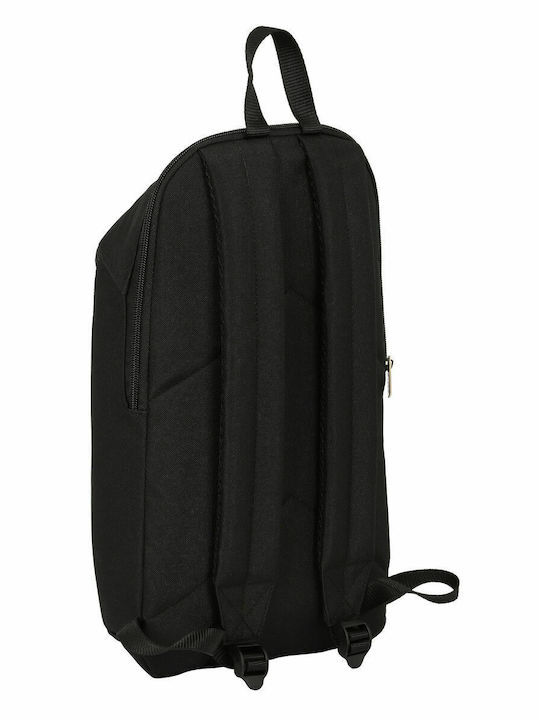 Safta Surf School Bag Backpack Kindergarten in Black color L22 x W10 x H39cm