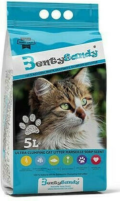 Bentysandy Katzenstreu mit Duftstoff Marseiller Seife 5Es