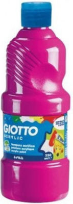 Giotto Acrylic Paint Set Culori Acrilice Pictură în culoarea Fuchsia 500ml 1buc 053371000