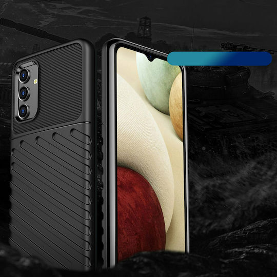 Hurtel Thunder Back Cover Silicon Negru (Galaxy A13 5G)