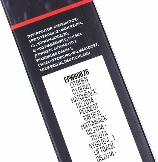 Einparts Υαλοκαθαριστήρας Αυτοκινήτου Οδηγού 650mm