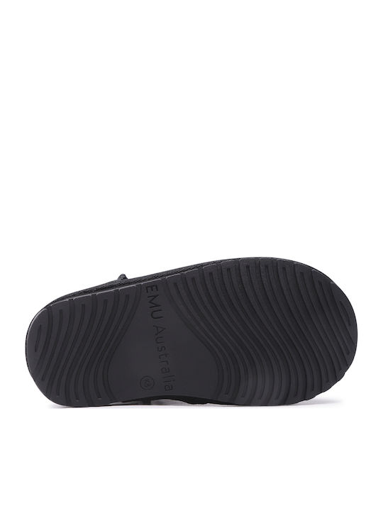 Wallaby Mini Play Ghete de Zăpadă Copii din Suede Negre