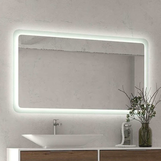 Karag Adel Правоъгълена Банско Огледало LED 140x80см