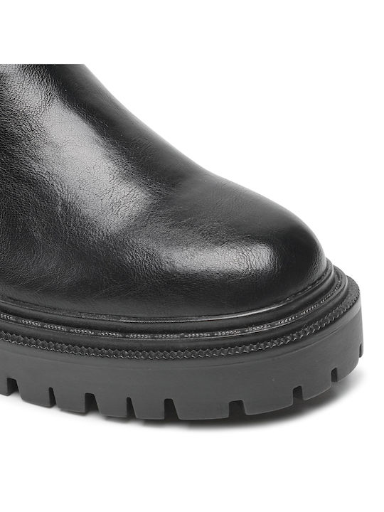 Cizme biker pentru femei Negru