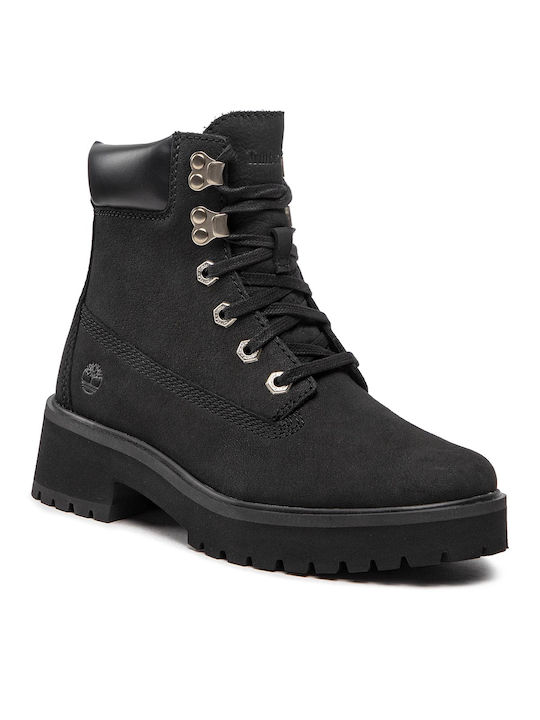 Timberland Carnaby Cool Leder Damen Knöchelstiefel Schwarz