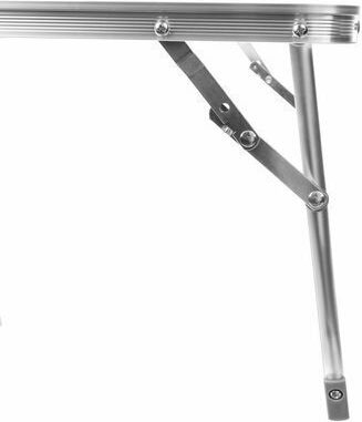 Table for Camping Foldable 62x27x36cm Silver