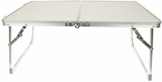 Table for Camping Foldable 62x27x36cm Silver