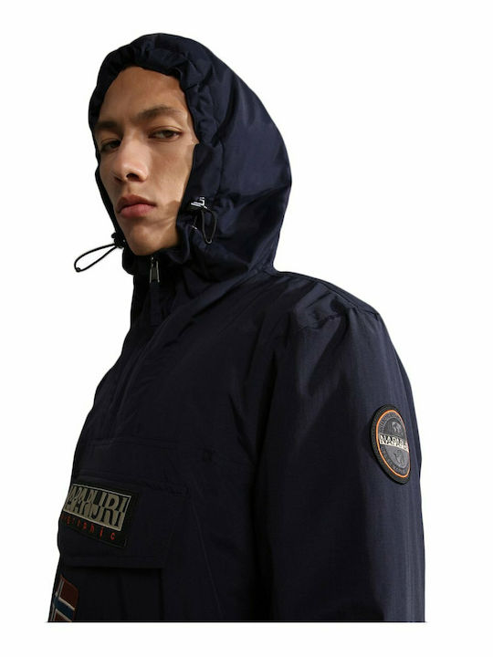 Rainforest Pocket 2 Winter Jacket Waterproof and Windproof Navy Blue