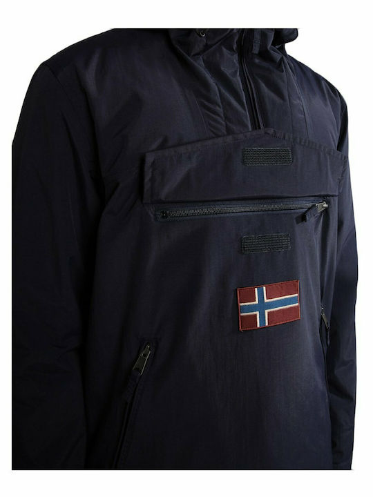 Rainforest Pocket 2 Winter Jacket Waterproof and Windproof Navy Blue