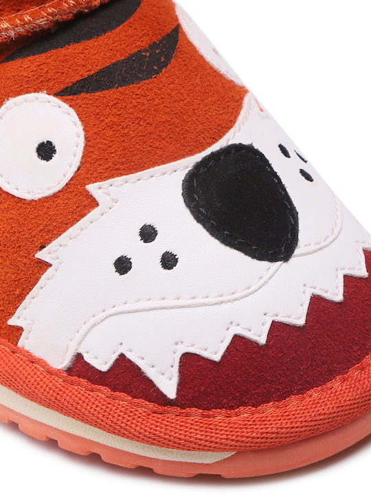 Tiger Suede Παιδικές Μπότες Χιονιού Πορτοκαλί