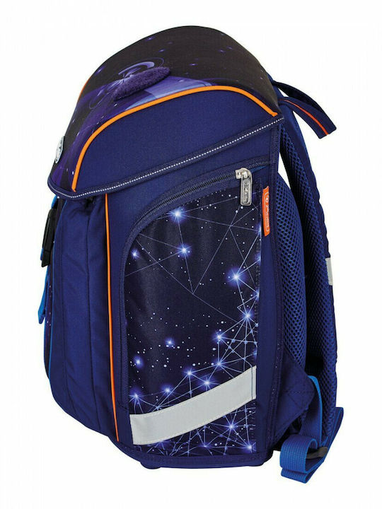 Herlitz Galaxy Game Σχολική Τσάντα Πλάτης Δημοτικού Πολύχρωμη με Θήκη για Παγούρι 16lt