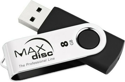 MAXdisc 8GB USB 2.0 Stick Silver