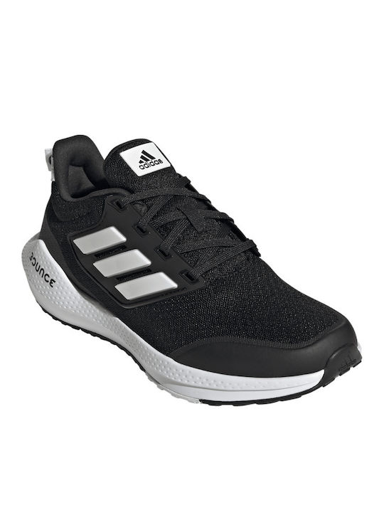 adidas EQ21 Run 2.0 J Kinder Sportschuhe Laufen mit Schnürsenkeln Schwarz