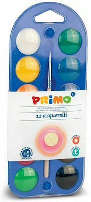 Primo Acquerelli Set Acuarele Blue cu Pincel 12buc 110A12B