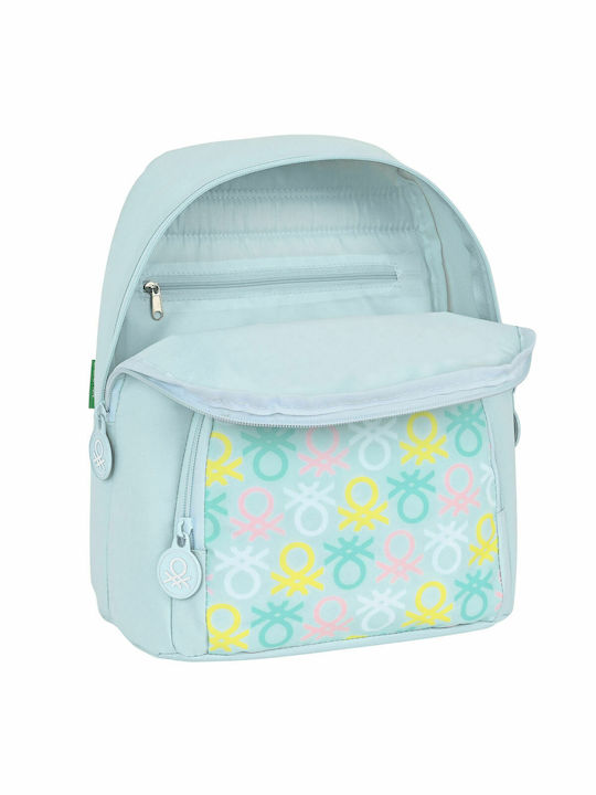 Benetton Fantasy School Bag Shoulder Kindergarten in Light Blue color