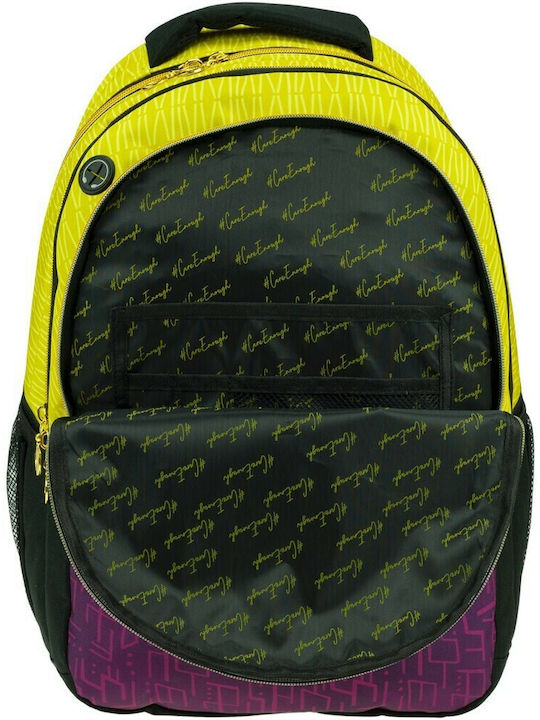 Hallmark Schulranzen Rucksack Grundschule Mehrfarbig mit Flaschenhalter 40Liter