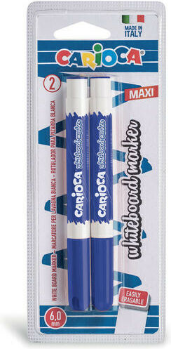 Carioca Μαρκαδόροι Πίνακα Μπλε 2.8mm Σετ 2τμχ