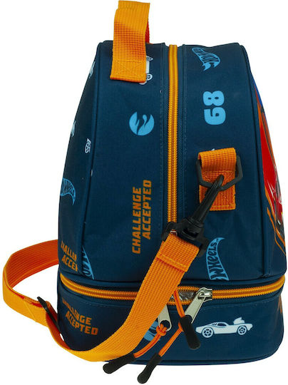 Gim Hot Wheels School Shoulder Lunch Bag 4.5lt Multicolour Hot Wheels 20 x 15 x 21cm