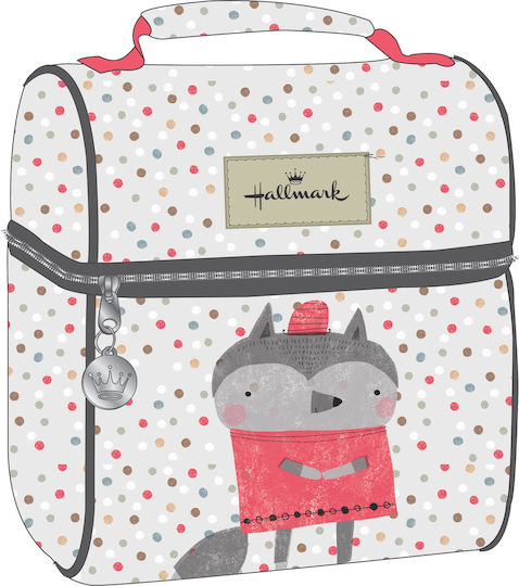 Hallmark Raccoon 22 Σχολικό Ισοθερμικό Τσαντάκι Φαγητού Ώμου 6.2lt Γκρι 19x15.5x21εκ.
