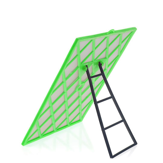Makeup Mirror Tabletop Mirror Frame 18x24cm Green