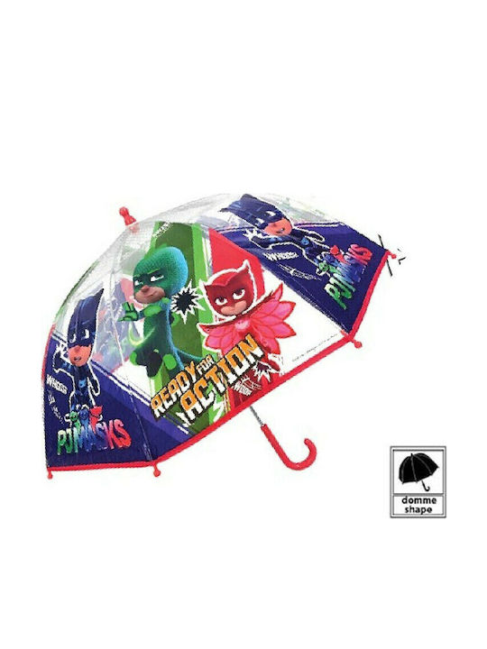 Chanos Kids Curved Handle Umbrella PJ Masks with Diameter 45cm Multicolour