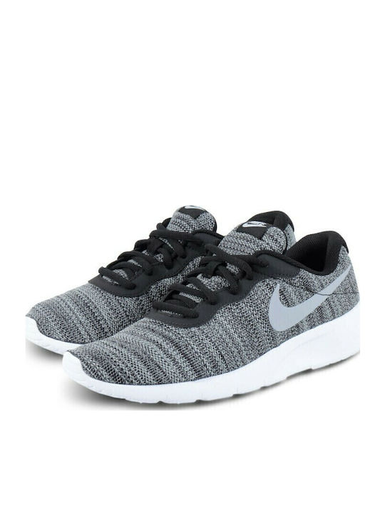 Tanjun Tanjun Kids Sports Shoes Running with Laces Black / Wolf Grey / White