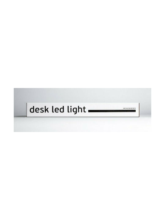 VK Lighting LED Φωτιστικό Γραφείου Αναδιπλούμενο σε Μαύρο Χρώμα