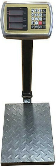 Electronic Platform Scale with Column with Weighing Capacity of 150kg and Division 100gr
