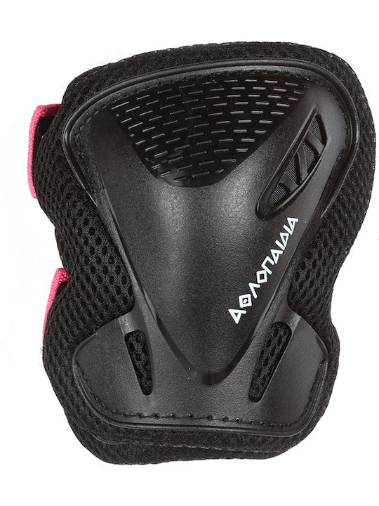 Athlopaidia Protective Gear Set for Rollers Black