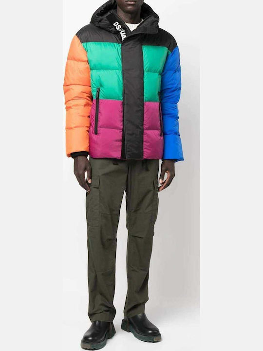 Winter Jacket Puffer Green/Orange/Blue/Purple