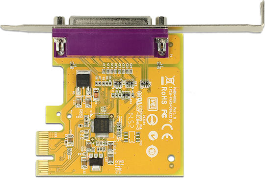 DeLock Κάρτα PCIe σε 1 θύρα DB25 Parallel