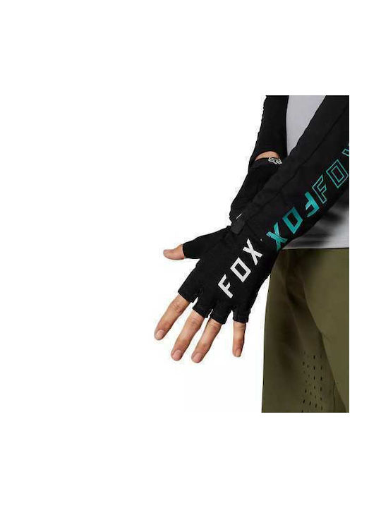 Fox Ranger Half Finger Cycling Gloves Adults with Gel Black