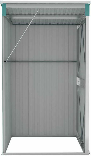 Metallic Garden Warehouse Galvanized Green with Air Vents L1.18xW1xH1.78m