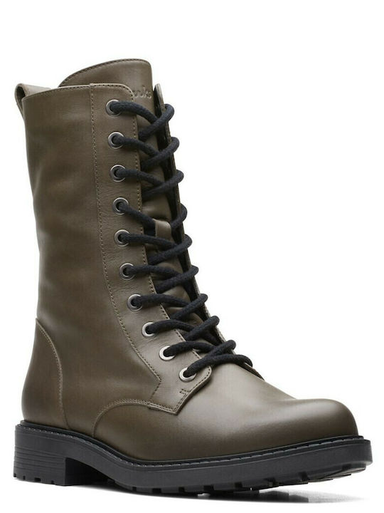 Clarks Orinoco 2 Boots Dark Olive