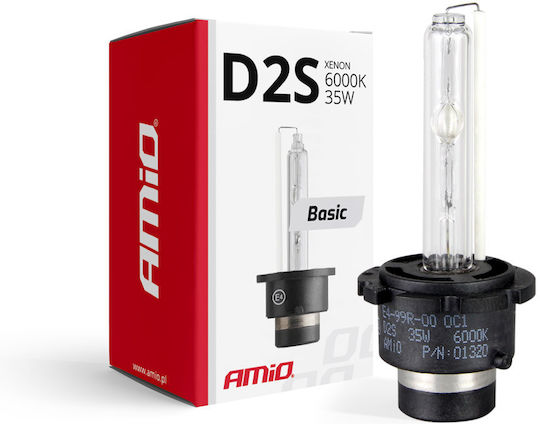 AMiO Lamps Car D2S Xenon 6000K Cold White 85V 35W 1pcs