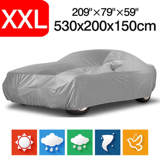 NovSight Acoperă 530x200x150cm XXLarge pentru Sedan