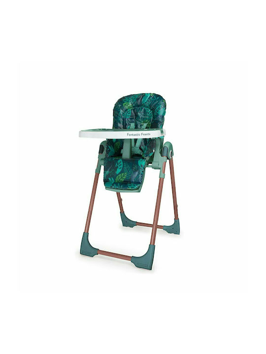 Cosatto Noodle 0+ Foldable Baby Highchair with Adjustable Height Midnight Jungle