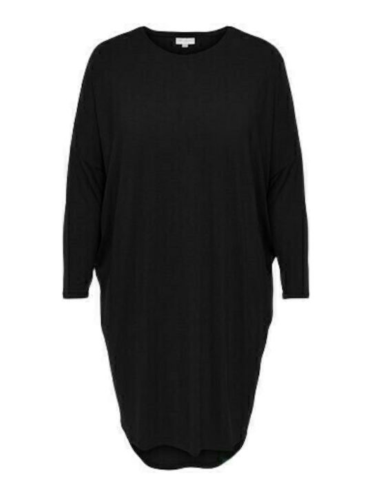 Only Mini All Day Φόρεμα με Μανίκι 3/4 Μαύρο
