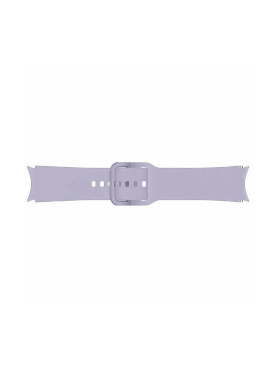 Samsung Sport S/M Λουράκι Σιλικόνης Μωβ (Galaxy Watch4/5/6/7/FE/4 Classic/6 Classic/5 Pro)