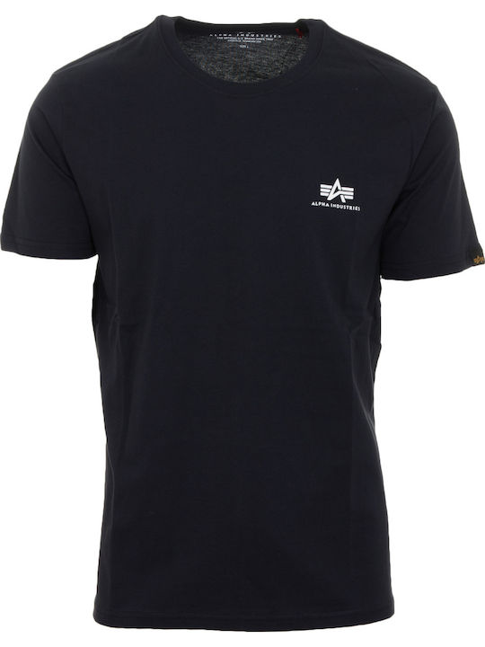 Basic Small Logo T-shirt Navy Μπλε