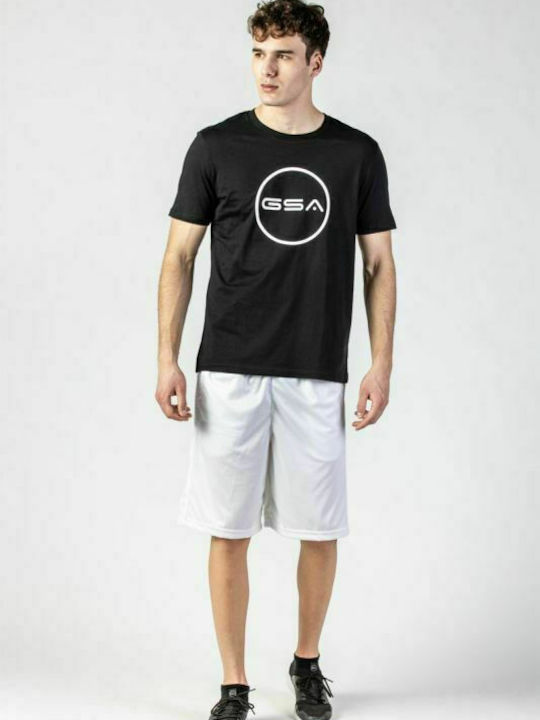 Superlogo Men's T-Shirt with Logo Black