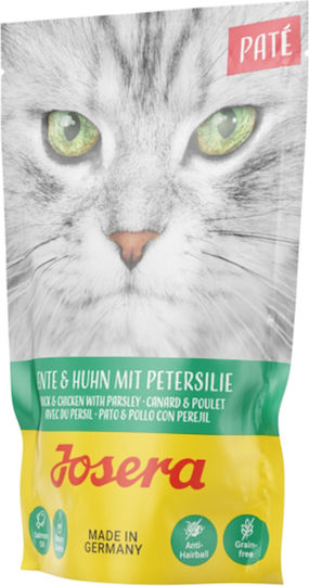 Josera Pate Duck Chicken & Parsley Wet Food for Cats in Pouches with Chicken 85gr