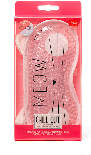 Legami Milano Chill Out Μάσκα Ύπνου Gel Παιδική Ροζ Meow