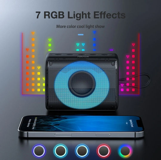 BlitzWolf Airaux Bluetooth Speaker 10W with Battery Life up to 5 hours Black