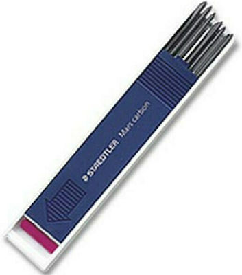 Staedtler 12 Μύτες Μολυβιού Mars Carbon Πάχους 2mm Τύπου 2H