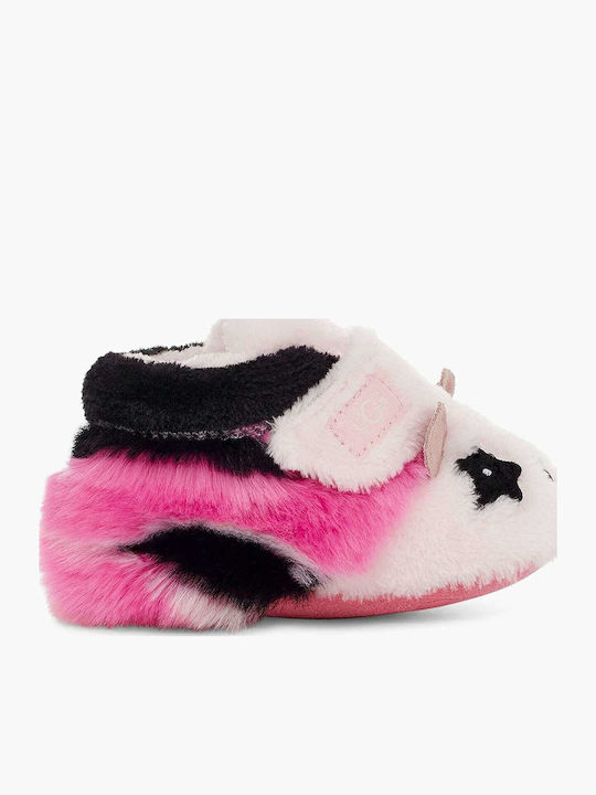 UGG Βρεφικά Παντοφλάκια Αγκαλιάς Ροζ Panda